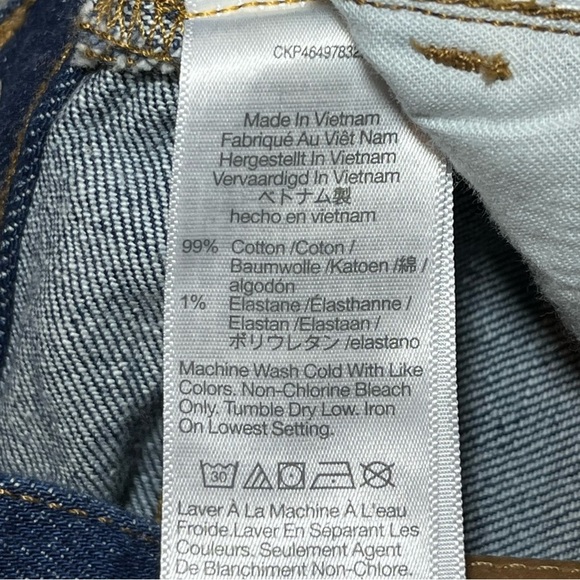 Madewell The Perfect Vintage Straight Jean Greenhaven Wash Women’s Size 23 Denim - Picture 10 of 14